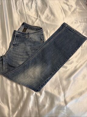 Love Nation Women's Straight Leg Jeans in Faded Blue